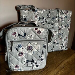 Vera Bradley Tote and Deluxe Lunch Bag